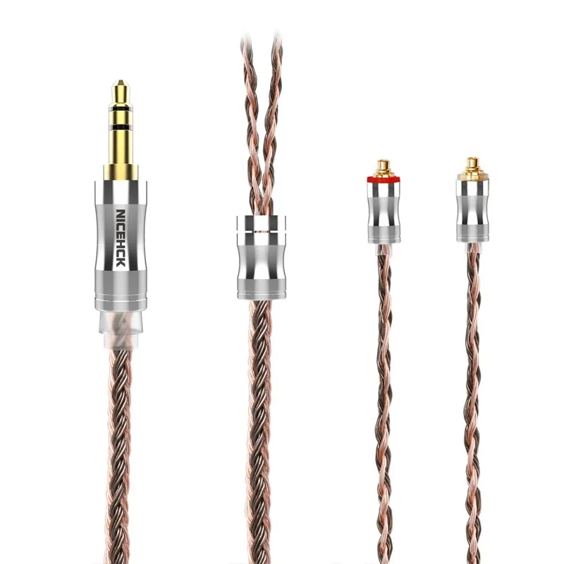

Новый C24-6 заменяемый кабель, 24-жильный посеребренный медный провод из чистой меди 3,5 мм/2,5 мм/4,4 мм MMCX/NX7/QDC/0,78 2Pin для ASX MK3