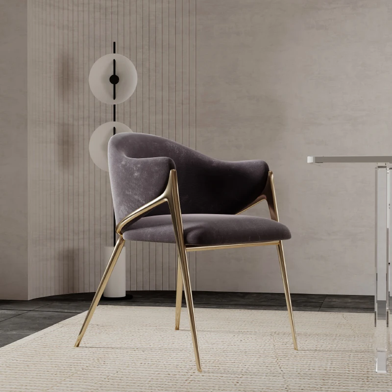 Metal Dining Chairs Living Room Luxury Single Lounge Makeup Chair Gaming Design Comfortable Muebles Salon Nordic Home Furniture
Metal Dining Chairs Living Room Luxury Single Lounge Makeup Chair Gaming Design Comfortable Muebles Salon Nordic Home Furniture