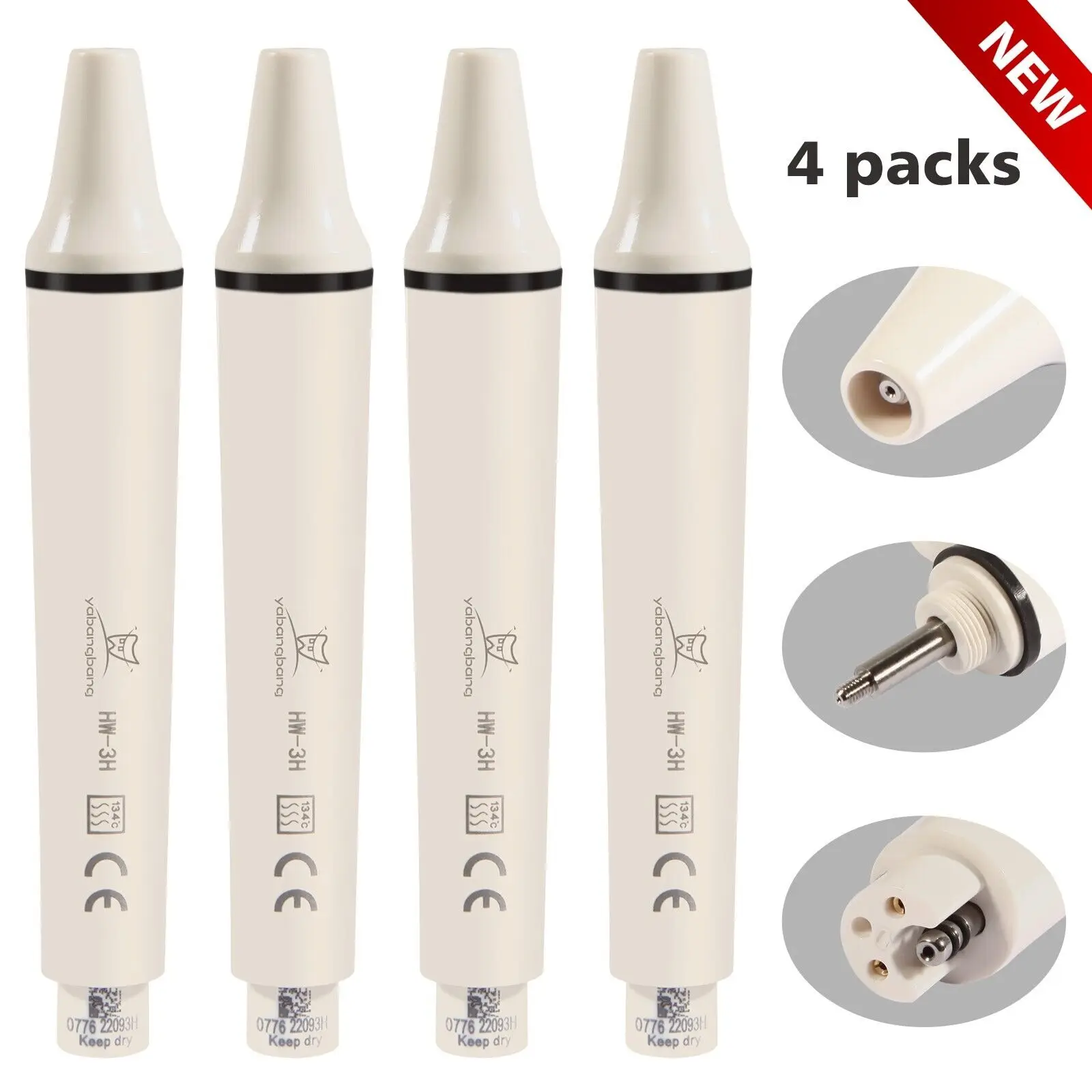 Стоматологический Ультразвуковой скалер, пьезонаконечник, съемный HW3H, подходит для фототехники, 4 шт.
Стоматологический Ультразвуковой скалер, пьезонаконечник, съемный HW3H, подходит для фототехники, 4 шт.