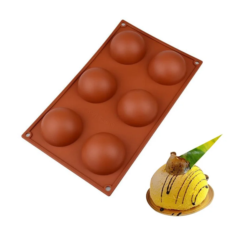6-Cavity Large Cake Molds Cooking Silicone Round Disc Mousse Mold Non-Stick For Candy Chocolates Dessert Kitchen Baking Bakeware
6-Cavity Large Cake Molds Cooking Silicone Round Disc Mousse Mold Non-Stick For Candy Chocolates Dessert Kitchen Baking Bakeware