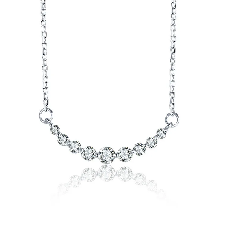 925 Sterling Silver Simple Design Bridal Wedding Necklace with Crystal CZ Luxury Fashion Women Accessories High Quality Jewelry 2 Mallzona Sddaa8924f74f49cbacf1ee0fcc8465b0I 925 Sterling Silver Simple Design Bridal Wedding Necklace with Crystal CZ Luxury Fashion Women Accessories High Quality Jewelry Mallzona