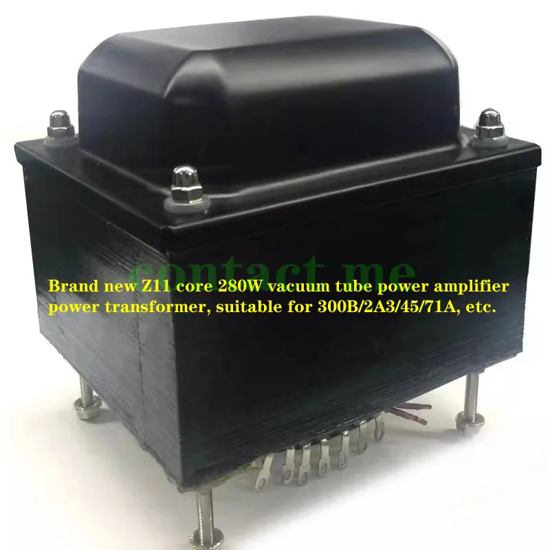 Z11 iron core, vacuum tube power amplifier power transformer 280W, suitable for 300B/2A3/45/71A, etc.tube amplifier transformer
Z11 iron core, vacuum tube power amplifier power transformer 280W, suitable for 300B/2A3/45/71A, etc.tube amplifier transformer