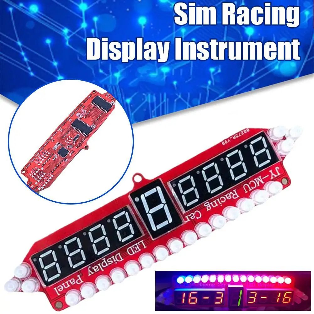 Analog Racing Display Meter Rgb Full Color Marquee Wheel Peripherals Steering Instrume Game Simhub Settings Button Racing tool
Analog Racing Display Meter Rgb Full Color Marquee Wheel Peripherals Steering Instrume Game Simhub Settings Button Racing tool