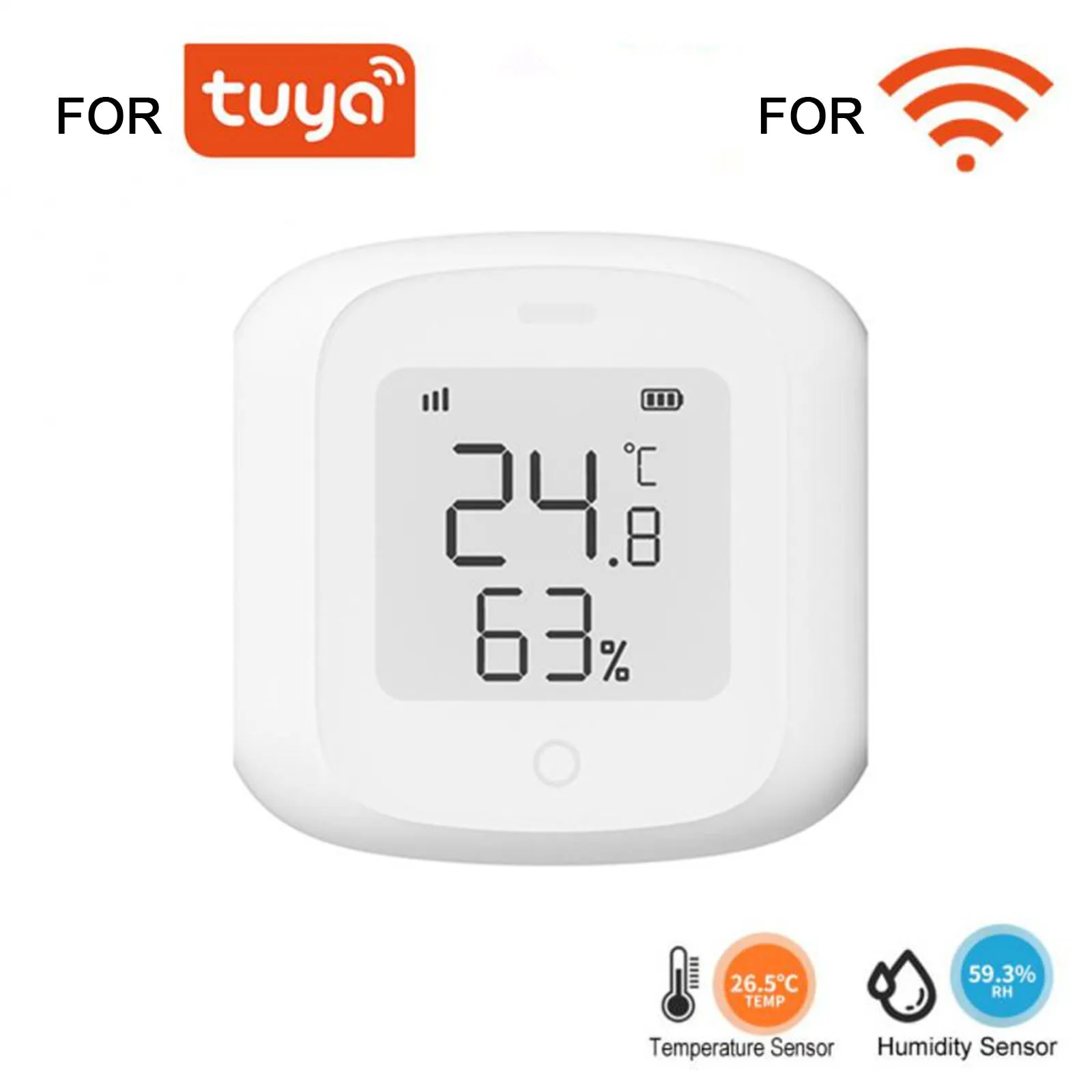 New Practical Home Kitchen Thermometer Sensor Automatically Compatible With Tuya Home Devices Humidity Linkage
New Practical Home Kitchen Thermometer Sensor Automatically Compatible With Tuya Home Devices Humidity Linkage
