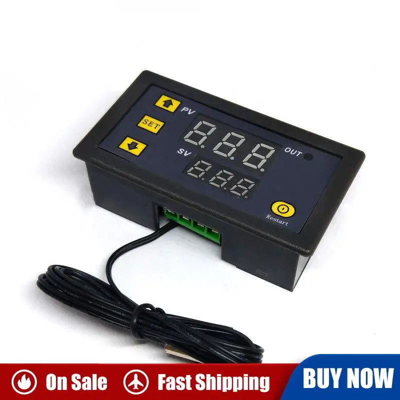 12V 24V 220V Thermostat Regulator Heating Cooling Control Thermoregulator W3230 Mini Digital Temperature Controller
12V 24V 220V Thermostat Regulator Heating Cooling Control Thermoregulator W3230 Mini Digital Temperature Controller