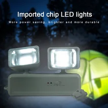 Double Head Exit Left Right Control Led 3 Hours Emergency Light Twin Spot Safety Path Rechargeable Outdoor for Home Camping Lamp
Double Head Exit Left Right Control Led 3 Hours Emergency Light Twin Spot Safety Path Rechargeable Outdoor for Home Camping Lamp