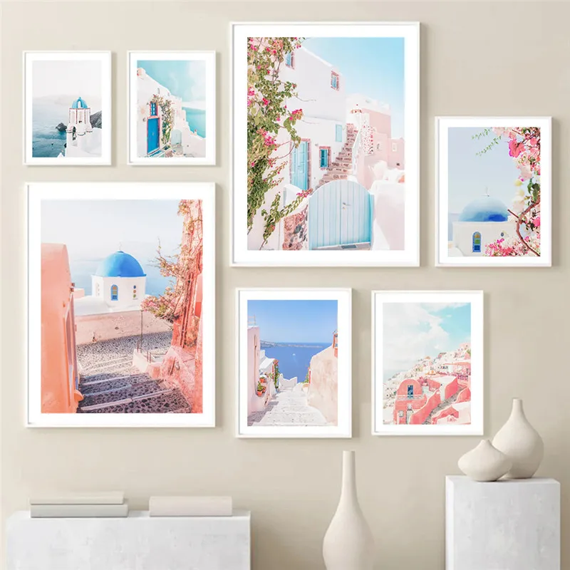 Санторини, Греция, розовый дом, путешествия, холст, живопись, синяя дверь, синяя дверь, пейзаж, постер, украшение для гостиной, домашний декор 
Санторини, Греция, розовый дом, путешествия, холст, живопись, синяя дверь, синяя дверь, пейзаж, постер, украшение для гостиной, домашний декор