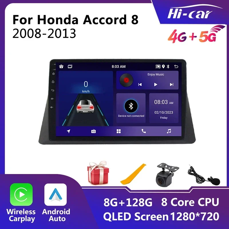 2 Din Autoradio for Honda Accord 8 2008-2013 Car Radio Stereo WiFi Carplay GPS Navigation Multimedia Video Player Head Unit
2 Din Autoradio for Honda Accord 8 2008-2013 Car Radio Stereo WiFi Carplay GPS Navigation Multimedia Video Player Head Unit