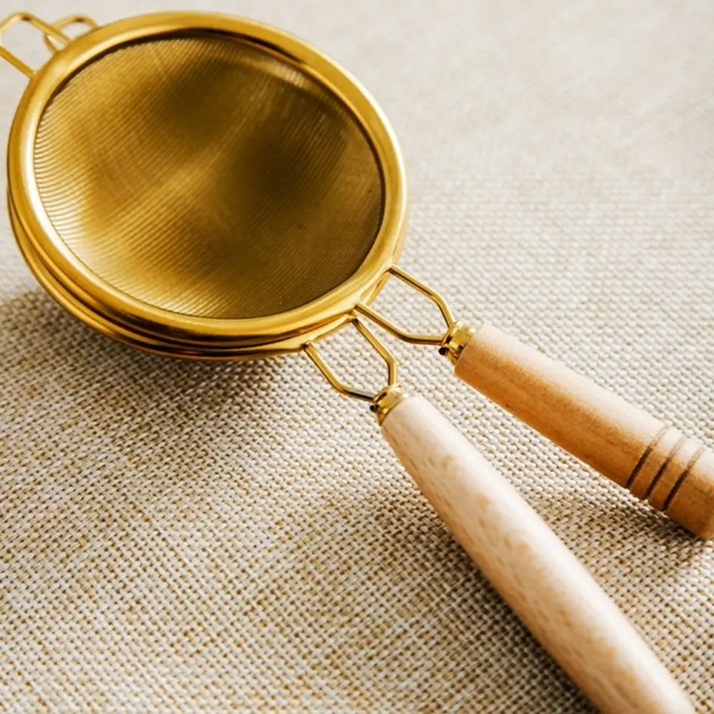 1PC Wooden Handle Reusable Tea Strainer Stainless Steel Fine Leak Mesh Sieve Tea Leaf Infuser Coffee Filters Teapot Accessories
1PC Wooden Handle Reusable Tea Strainer Stainless Steel Fine Leak Mesh Sieve Tea Leaf Infuser Coffee Filters Teapot Accessories