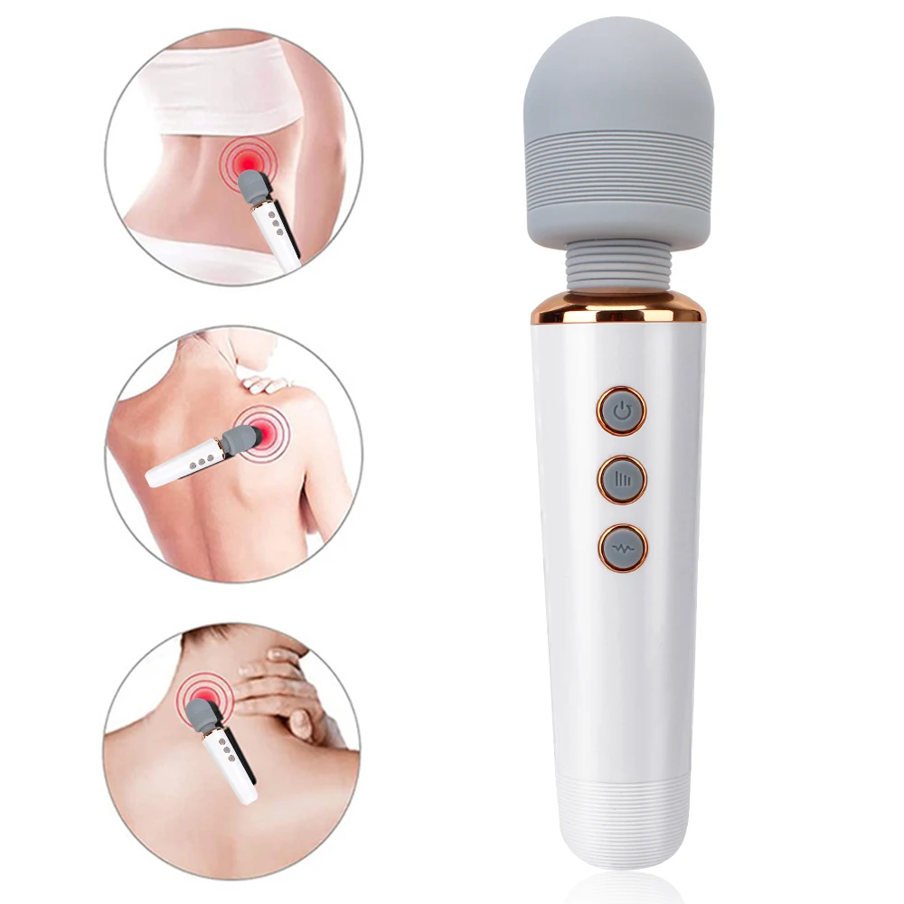 

20 Modes G Spot Massager Clitoris Stimulator Adult Sex Toys for Woman AV Stick Vibrators Vibrating Dildo Magic Wand Vibrators