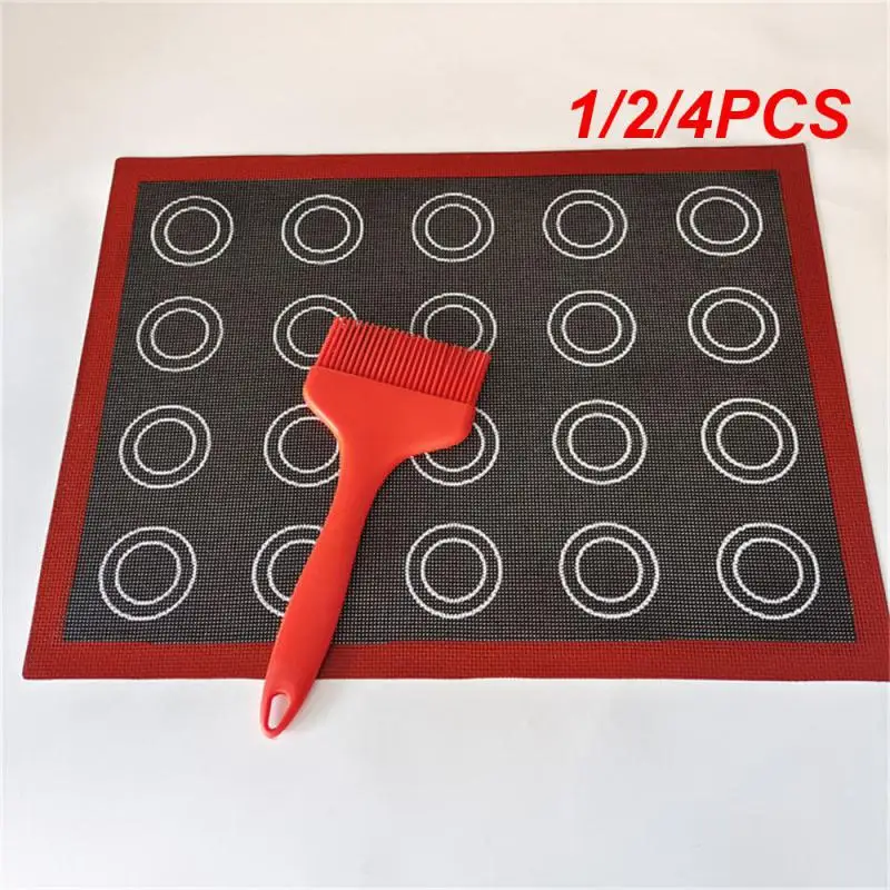 1/2/4 шт., антипригарный силиконовый коврик для выпечки 
1/2/4 шт., антипригарный силиконовый коврик для выпечки