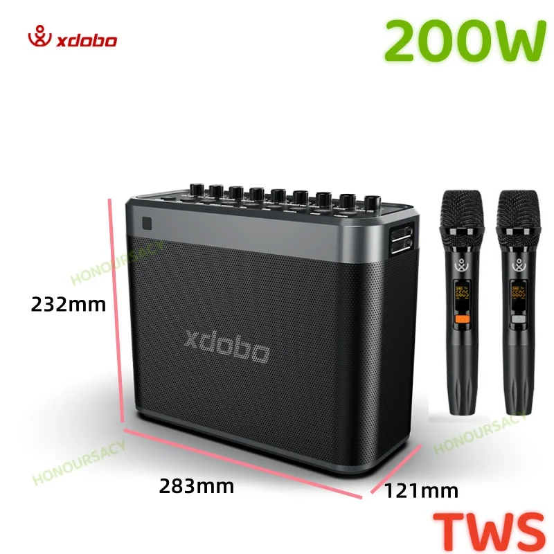 XDOBO 200W HighPower Karaoke Bluetooth Speaker Wireless Home Theater KTV System Portable Outdoor Subwoofer Suitable for Audience
XDOBO 200W HighPower Karaoke Bluetooth Speaker Wireless Home Theater KTV System Portable Outdoor Subwoofer Suitable for Audience