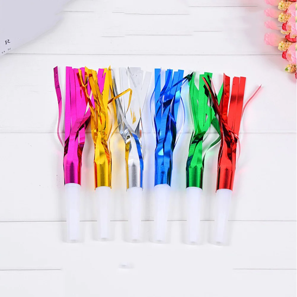 Glitter Fringed Metallic Blowouts Noise Maker Whistles Kids Toy Birthday Party Favors
Glitter Fringed Metallic Blowouts Noise Maker Whistles Kids Toy Birthday Party Favors