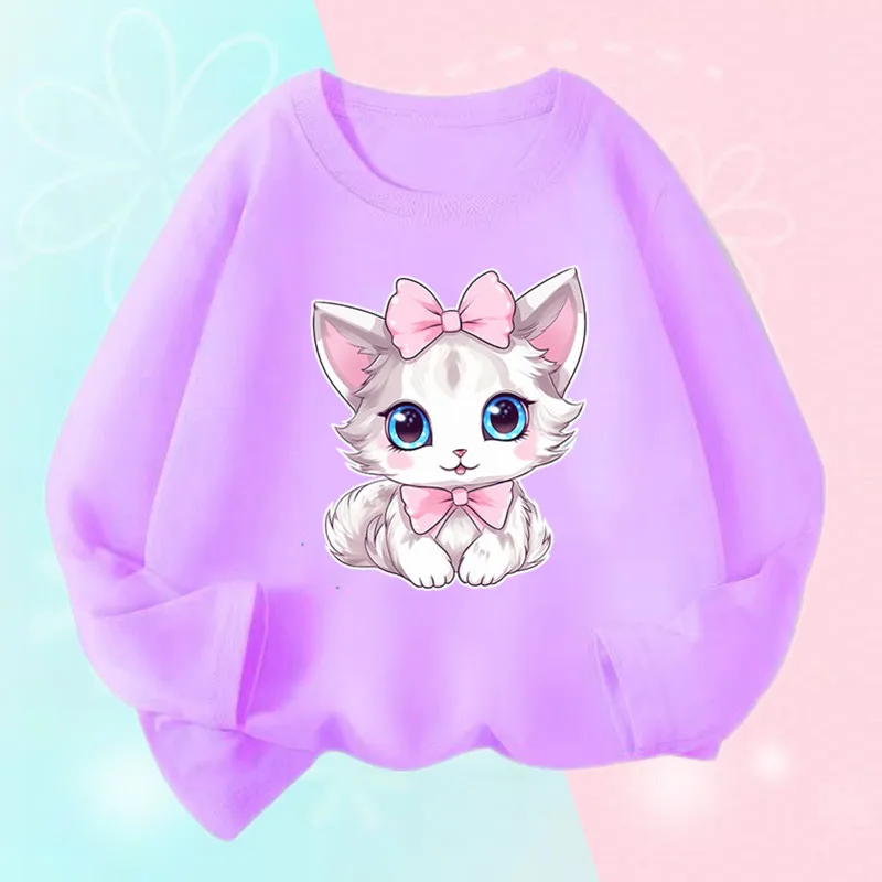 2023 New Girls T-shirt Kids O Neck Long Sleeve Cat Puppy Tops Fashion Animal Cute Pet Print Daily Casual Street Wear
2023 New Girls T-shirt Kids O Neck Long Sleeve Cat Puppy Tops Fashion Animal Cute Pet Print Daily Casual Street Wear