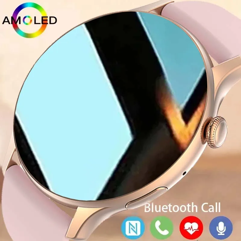 

2023 Women's Smart Watch 1.43" 466*466 AMOLED HD Screen Bluetooch Call NFC IP68 Waterproof AI Voice Assistant SmartWatch For Men
