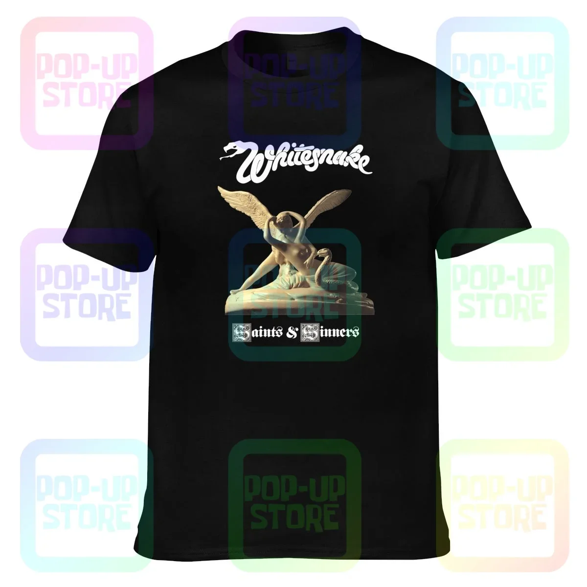 Whitesnake Saints & Sinners T-shirt Tee Shirt Best Retro Classic Comfortable2024 High quality Brand T shirt Casual 
Whitesnake Saints & Sinners T-shirt Tee Shirt Best Retro Classic Comfortable2024 High quality Brand T shirt Casual