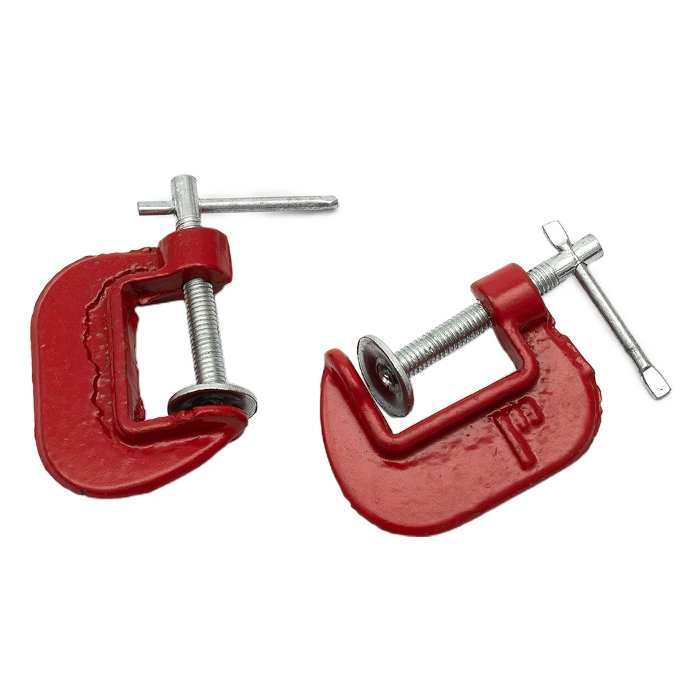 2 Pieces 1 Inch Mini Heavy Duty G Clamp Woodworking Clamp Device Adjustable DIY Carpentry Metal Clamping Gadgets Hand Tools
2 Pieces 1 Inch Mini Heavy Duty G Clamp Woodworking Clamp Device Adjustable DIY Carpentry Metal Clamping Gadgets Hand Tools