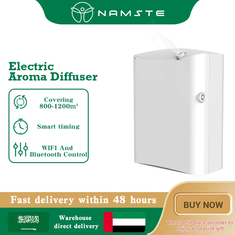 800m³ Electric Aromatic Oasis Essential Oils Fragrance Diffuser WIFI Air Freshener Device Humidifier Home Scenting Machine Hotel
800m³ Electric Aromatic Oasis Essential Oils Fragrance Diffuser WIFI Air Freshener Device Humidifier Home Scenting Machine Hotel