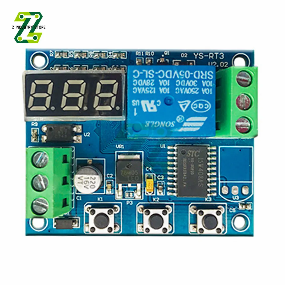 Time Adjustable Cycle Delay Timing Relay Repeat ON OFF Switch Loop Timer Module AC 220V DC 12V
Time Adjustable Cycle Delay Timing Relay Repeat ON OFF Switch Loop Timer Module AC 220V DC 12V