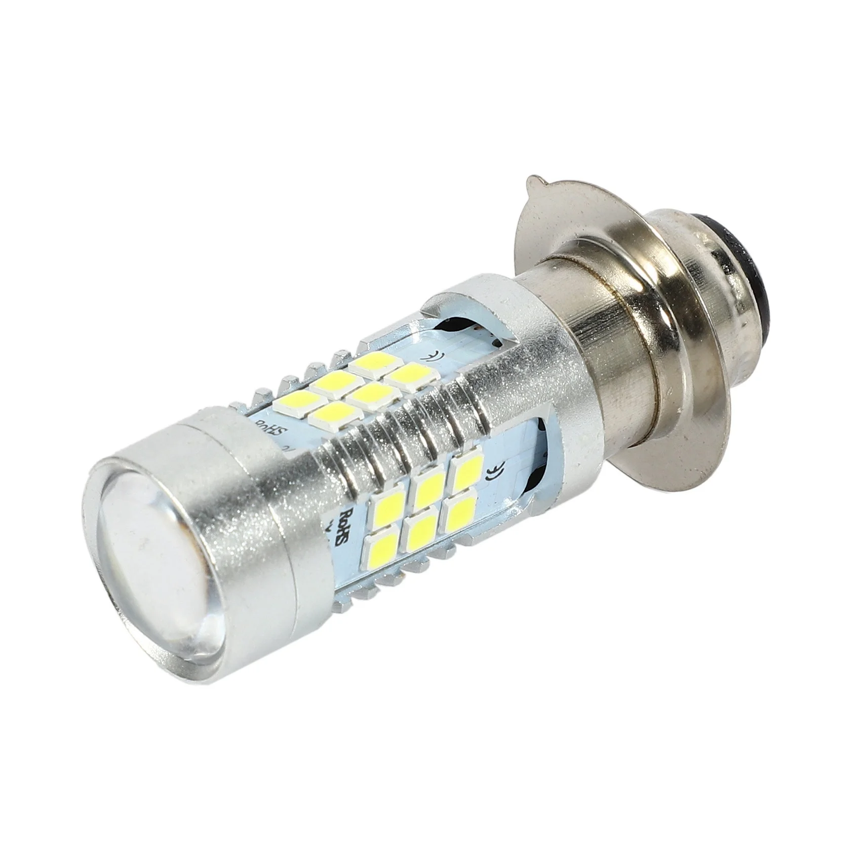 

H6 однокоготная мотоциклетная Светодиодная лампа 3030 21SMD для передней фары, лампа головного света лм, белая, 21 Вт