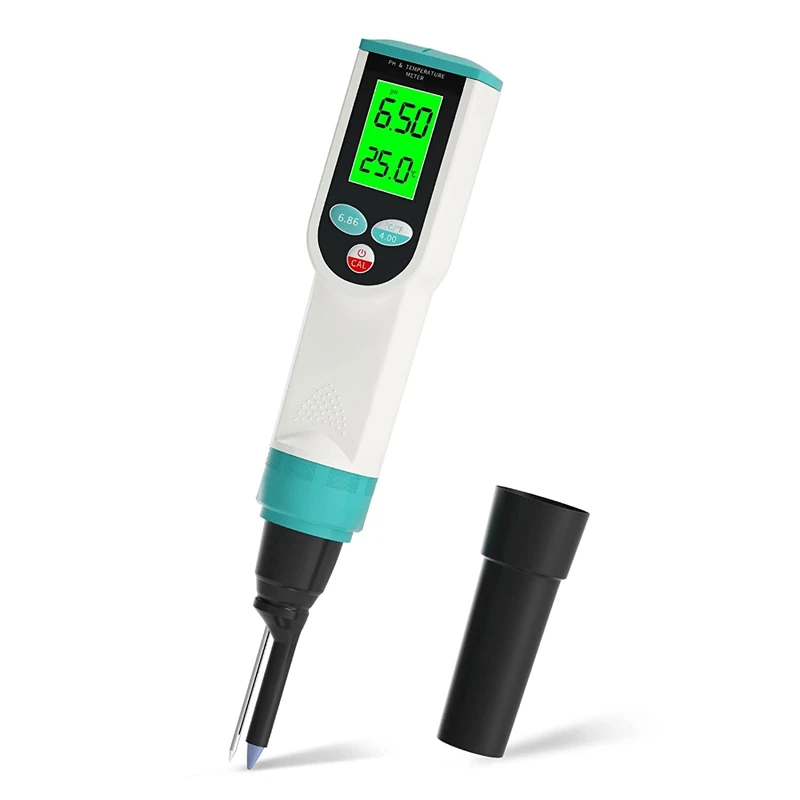 PH Meter With ATC Food PH Tester Waterproof Digital Food PH Meter With High Accuracy PH/Temperature Probe
PH Meter With ATC Food PH Tester Waterproof Digital Food PH Meter With High Accuracy PH/Temperature Probe