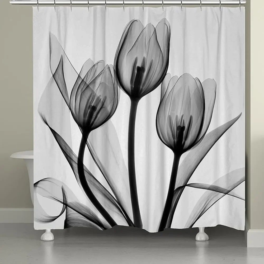 71" X 74" Shower Curtain Black and White Tulips Shower Curtain Black/WhiteFreight Free Curtains Bathroom Products Household Home
71" X 74" Shower Curtain Black and White Tulips Shower Curtain Black/WhiteFreight Free Curtains Bathroom Products Household Home