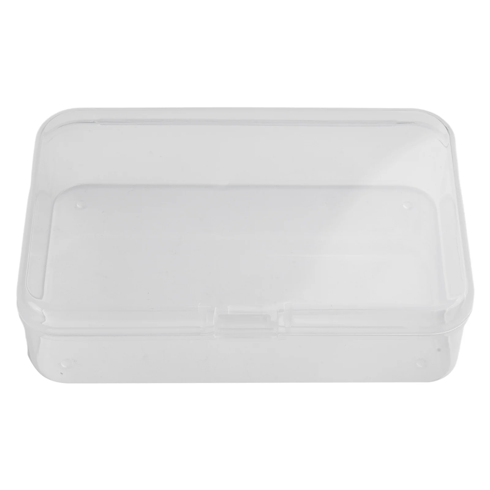 

5PCS Plastic Boxes ID Card Jewelry Packaging Component Receiving Box Clear Lidded Small Plastic Box For Trifles Parts Tools