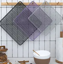Multifuctional Silicone Protection Drying Mat Heat Insulation Holder Dish Cup Draining Pad Table Placemat Tray Kitchenware
Multifuctional Silicone Protection Drying Mat Heat Insulation Holder Dish Cup Draining Pad Table Placemat Tray Kitchenware
