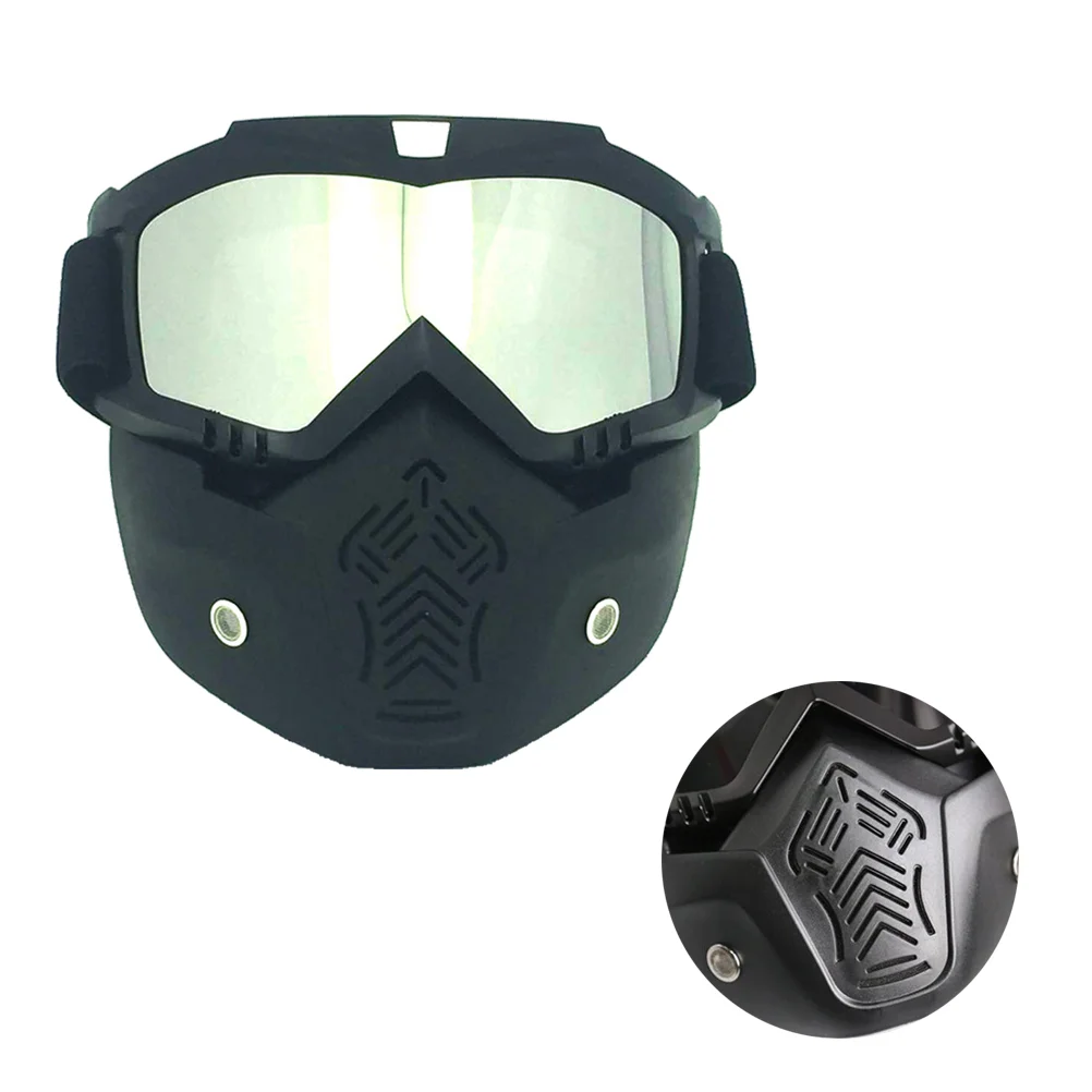 

Goggles Motorbike Lens Glasses Motocross Detachable Mask Motorcycle Face