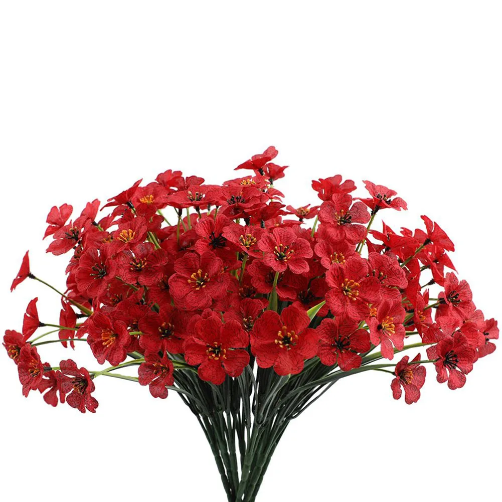 Floral Décor Artificial Flowers Home Outdoor Fake Flowers Garden Multi Color Outdoor Plastic Plants For Garden Decoration
Floral Décor Artificial Flowers Home Outdoor Fake Flowers Garden Multi Color Outdoor Plastic Plants For Garden Decoration
