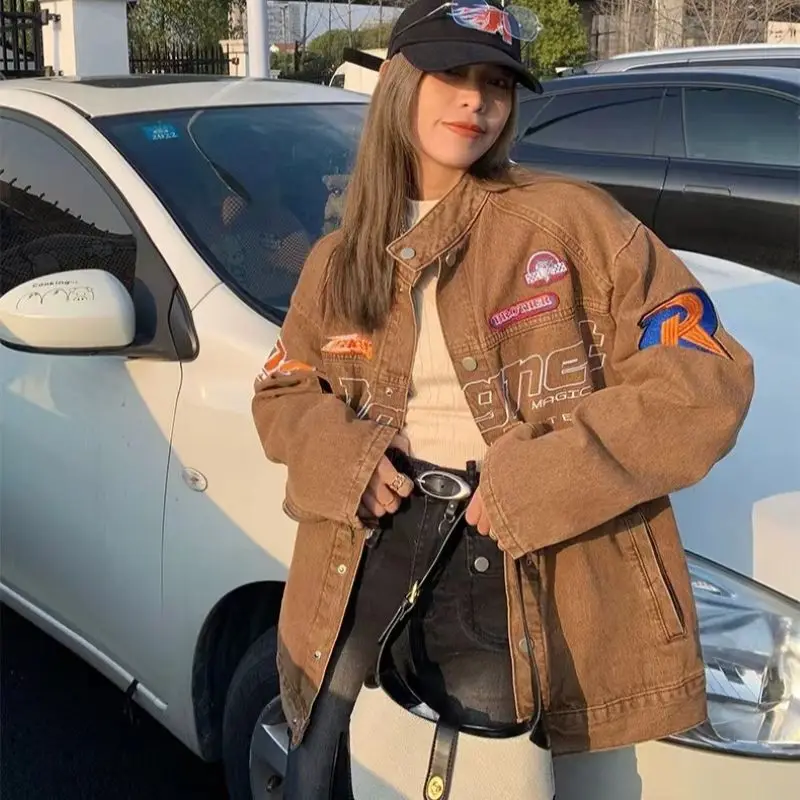 Spring 2023 New Vintage High Street Denim Workwear Loose Heavy Duty Embroidered Jacket Free Shipping
Spring 2023 New Vintage High Street Denim Workwear Loose Heavy Duty Embroidered Jacket Free Shipping