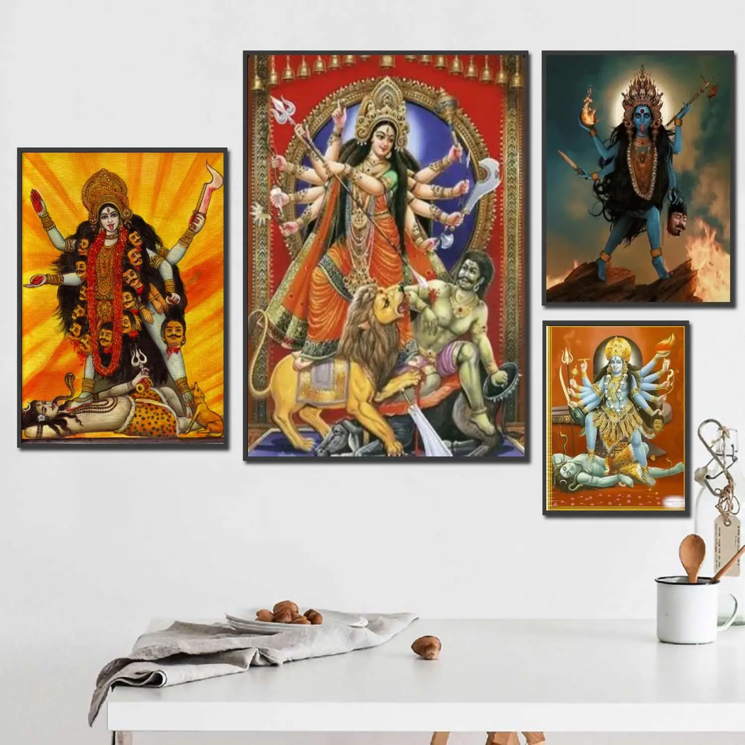 

maa kali poster 24x36 Decorative Canvas Posters Room Bar Cafe Decor Gift Print Art Wall Paintings