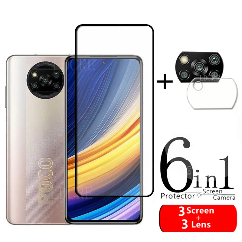 6-in-1 For Poco X3 Pro Glass For Xiaomi Poco X3 Pro Tempered Glass Protective Screen Protector For Poco F3 M3 X3 Pro Lens Glass
6-in-1 For Poco X3 Pro Glass For Xiaomi Poco X3 Pro Tempered Glass Protective Screen Protector For Poco F3 M3 X3 Pro Lens Glass