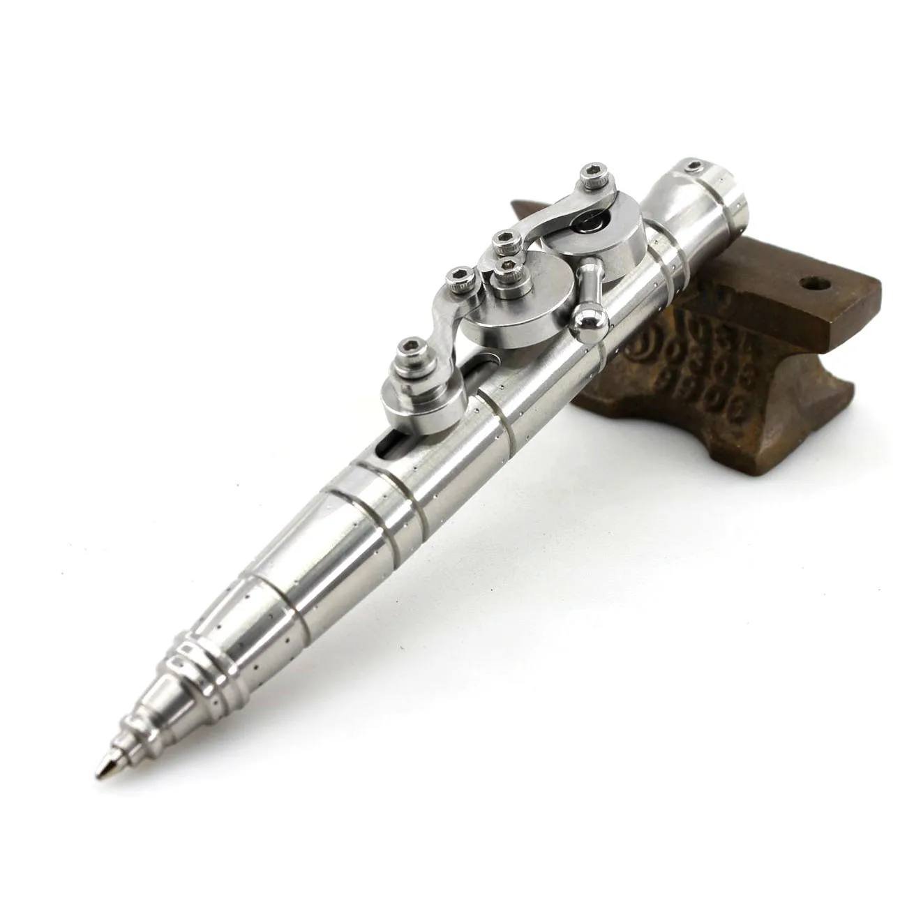 EDC Outdoors Writing Tools Decompression Toy Personalized Solid Stainless Steel Mechanical Wheel Sliding Pen Ballpoint Pen
EDC Outdoors Writing Tools Decompression Toy Personalized Solid Stainless Steel Mechanical Wheel Sliding Pen Ballpoint Pen