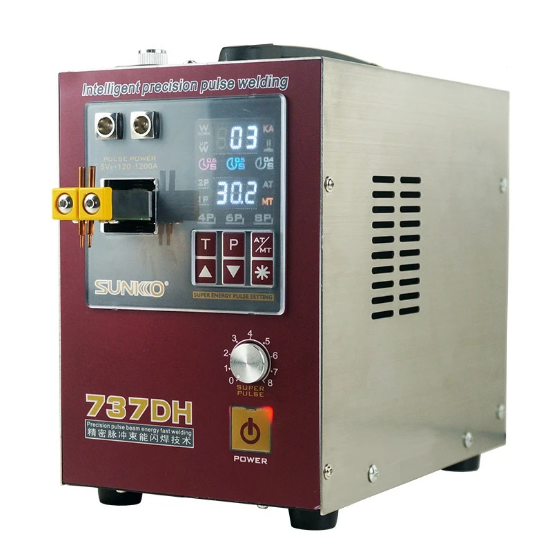 Spot Welding Machine Induction Delay 4.3KW High Power Automatic Pulse Spot Welding Machine For 18650Battery Welding 737DH
Spot Welding Machine Induction Delay 4.3KW High Power Automatic Pulse Spot Welding Machine For 18650Battery Welding 737DH
