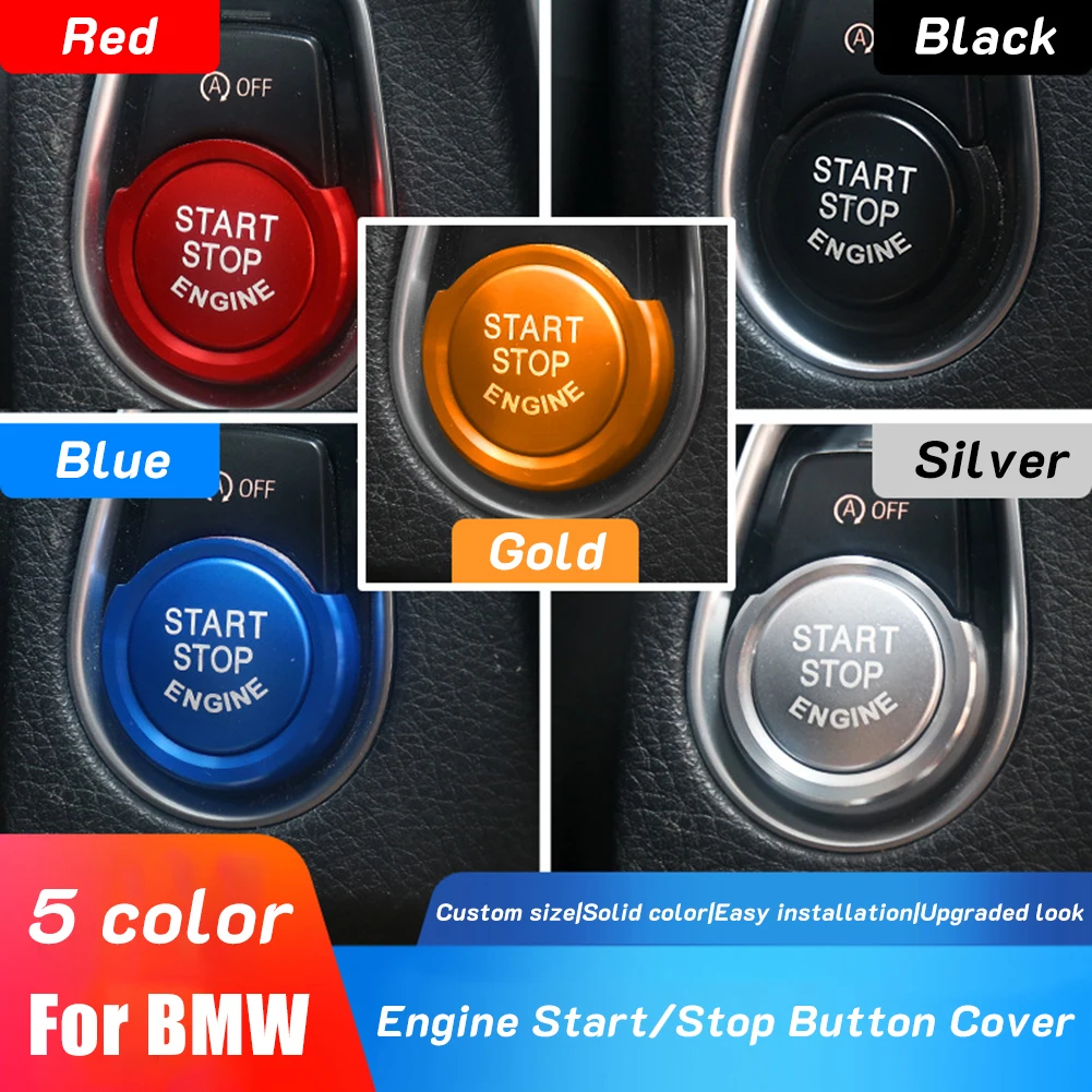 For BMW Engine Start Button Ring Trim Cover Auto Interior Stickers Accessories For BMW X1 X2 1 2 3 3 GT Start/stop Button
For BMW Engine Start Button Ring Trim Cover Auto Interior Stickers Accessories For BMW X1 X2 1 2 3 3 GT Start/stop Button
