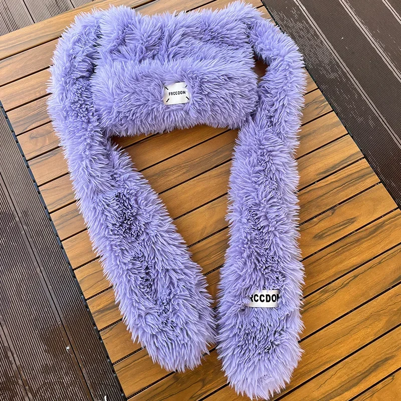 Cute Long Rabbit Ears Plush Beanies Autumn and Winter Outdoor Cap Scarf Integrated Dual-purpose Warm Ear Protection Women's Hat
Cute Long Rabbit Ears Plush Beanies Autumn and Winter Outdoor Cap Scarf Integrated Dual-purpose Warm Ear Protection Women's Hat