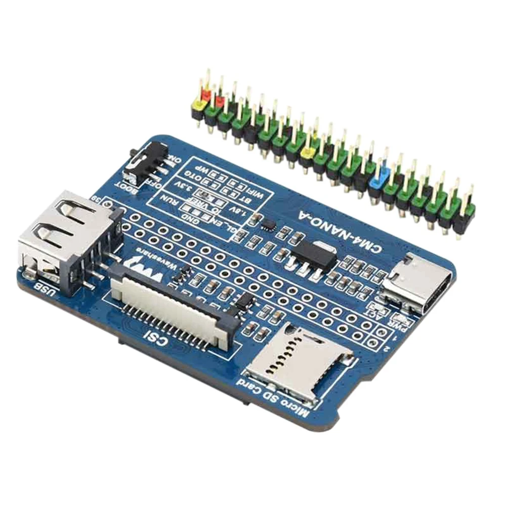 Плата расширения Waveshare для компьютера Raspberry Pi 4 Lite/EMMC CM4-NANO-A, плата расширения с 40-контактным интерфейсом GPIO для Raspberry Pi
Плата расширения Waveshare для компьютера Raspberry Pi 4 Lite/EMMC CM4-NANO-A, плата расширения с 40-контактным интерфейсом GPIO для Raspberry Pi