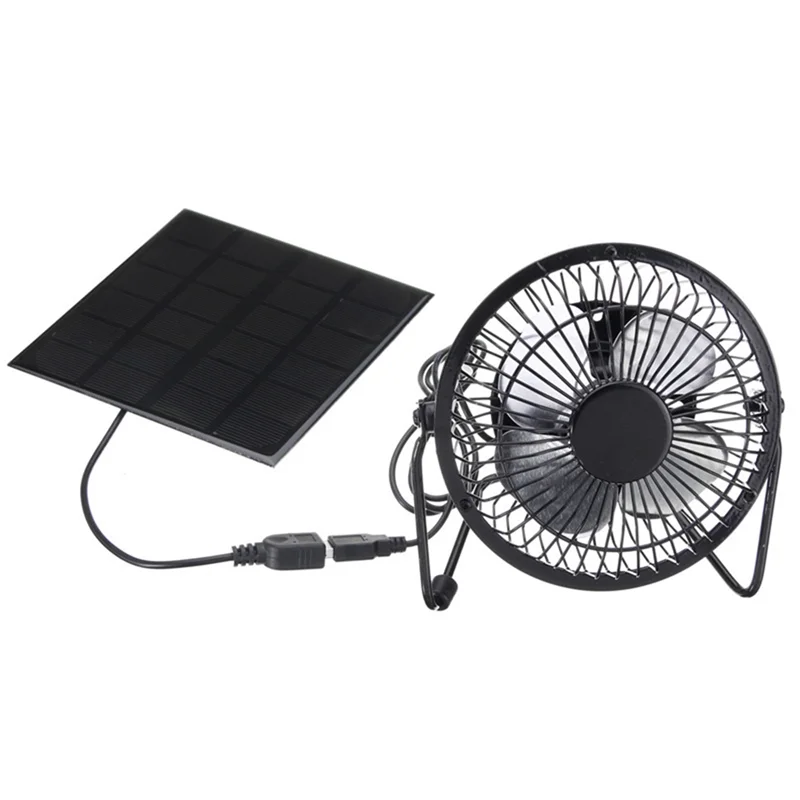 Mini Solar Panel Powered Ventilator Fan Portable 5W 4 Inch Greenhouse Solar Exhaust Fan for Office Outdoor
Mini Solar Panel Powered Ventilator Fan Portable 5W 4 Inch Greenhouse Solar Exhaust Fan for Office Outdoor