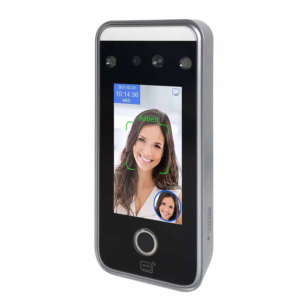 

Biometric AI Face Recognition Fingerprint Time Attendance Access Control Machine With Cloud Based Software Wifi