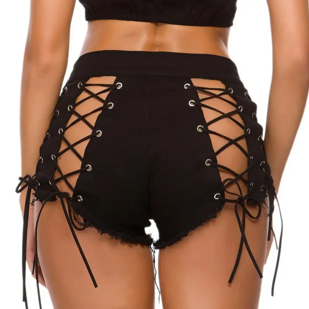 2020 High Waisted Women Shorts Sexy Jeans Black Super Summer Mini Denim Shorts Hollow Out Hole Ladies Girls Club Party Shorts
2020 High Waisted Women Shorts Sexy Jeans Black Super Summer Mini Denim Shorts Hollow Out Hole Ladies Girls Club Party Shorts