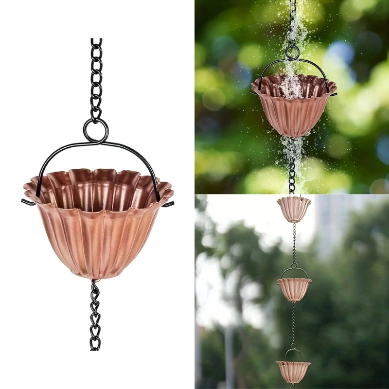 Outside Water Diverter Decors Garden Rain Cups Rain Chain Roof Gutter Downspout Spout Channel Rainwater Water Catcher
Outside Water Diverter Decors Garden Rain Cups Rain Chain Roof Gutter Downspout Spout Channel Rainwater Water Catcher
