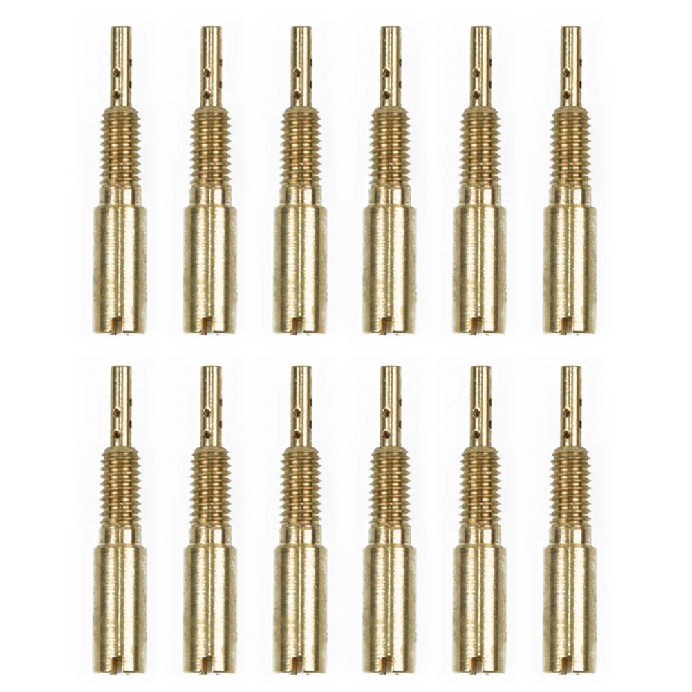 For Mikuni Carb VM28/486 Pilot Jets For Mikuni HS40 Sub-injectors 10-37.5 12Pcs Golden HSR42 Parts Accessories
For Mikuni Carb VM28/486 Pilot Jets For Mikuni HS40 Sub-injectors 10-37.5 12Pcs Golden HSR42 Parts Accessories