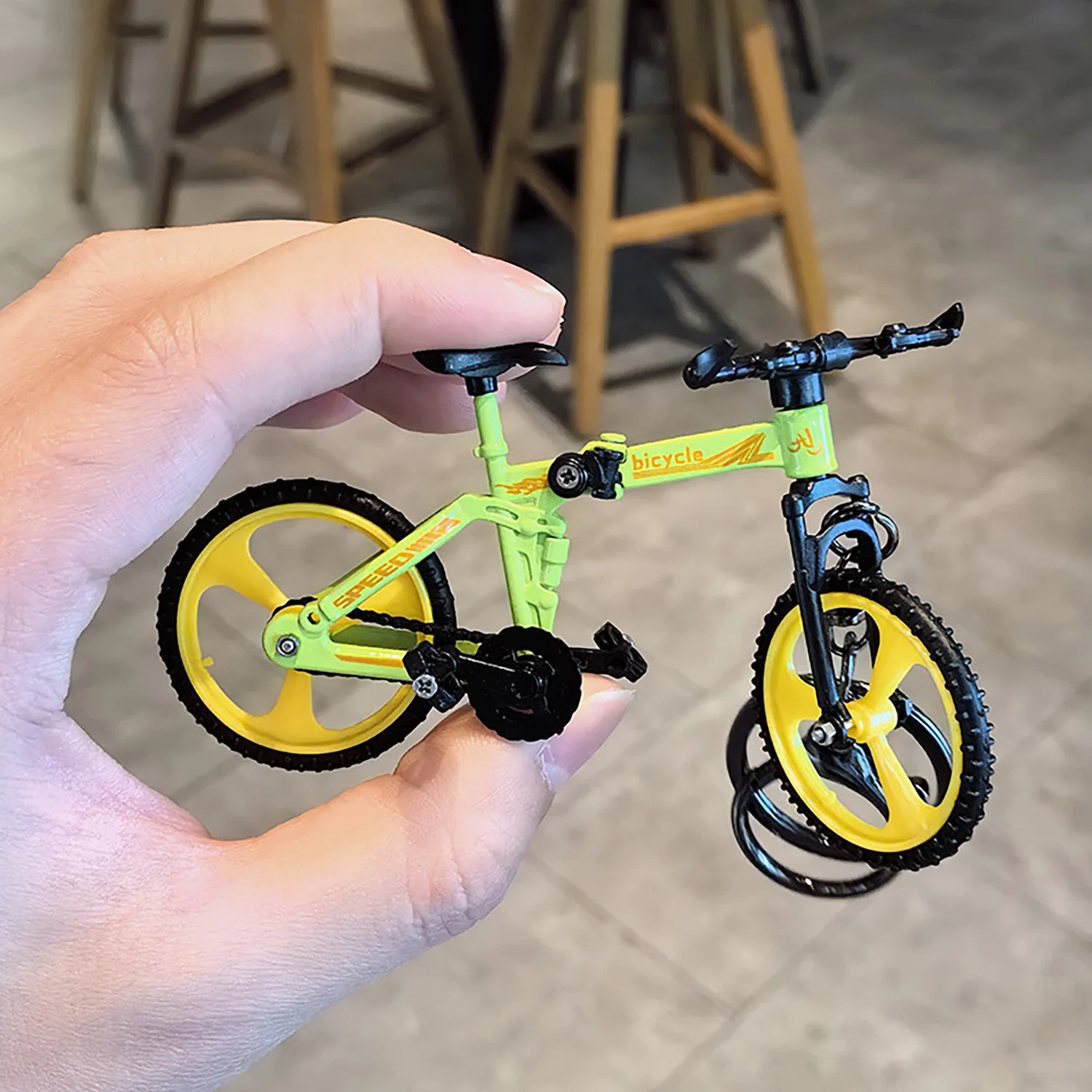 Bicicleta de dedo transfronteriza, mini bicicleta plegable, modelo de bicicleta de montaña deslizante creativa Bicicleta de dedo transfronteriza, mini bicicleta plegable, modelo de bicicleta de montaña deslizante creativa