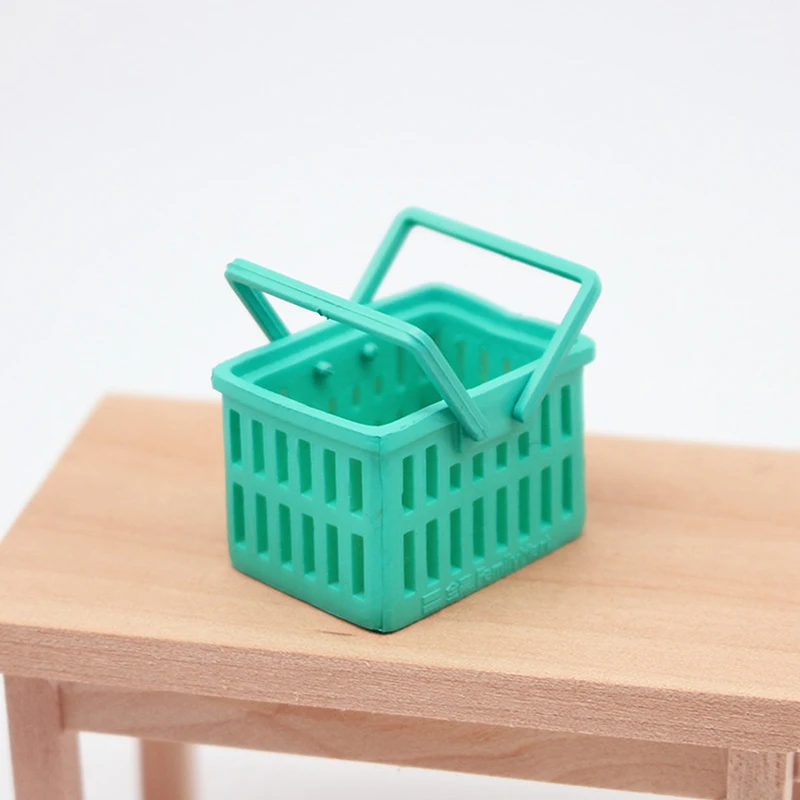 Doll House Simulation Food Play Mini Plastic Rectangular Shopping Basket Supermarket Basket Model Accessories
Doll House Simulation Food Play Mini Plastic Rectangular Shopping Basket Supermarket Basket Model Accessories
