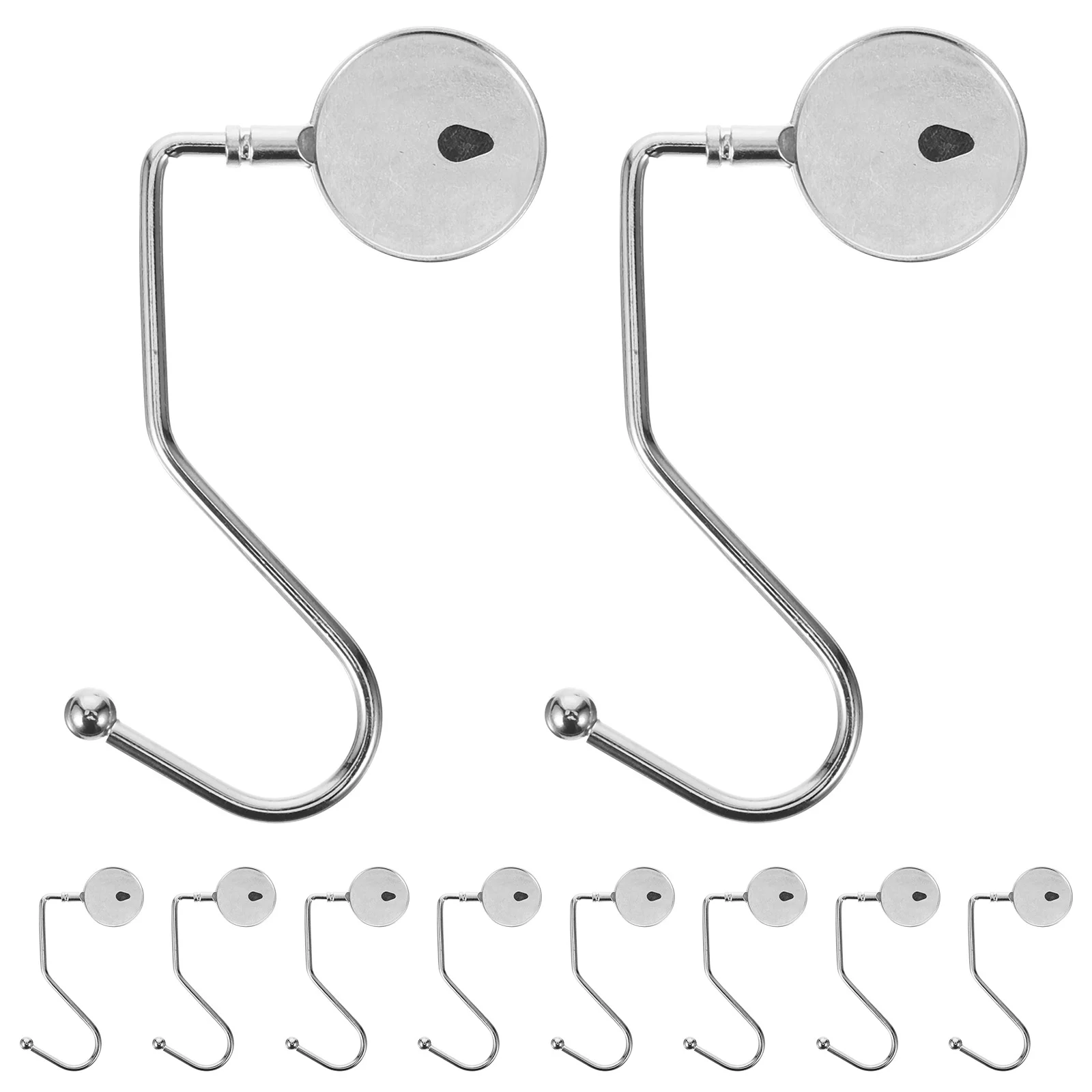 10 Pcs Bag Anti-skid Hook Office Foldable Tables Backpack Purse Aluminum Alloy + Iron Hanger for
10 Pcs Bag Anti-skid Hook Office Foldable Tables Backpack Purse Aluminum Alloy + Iron Hanger for