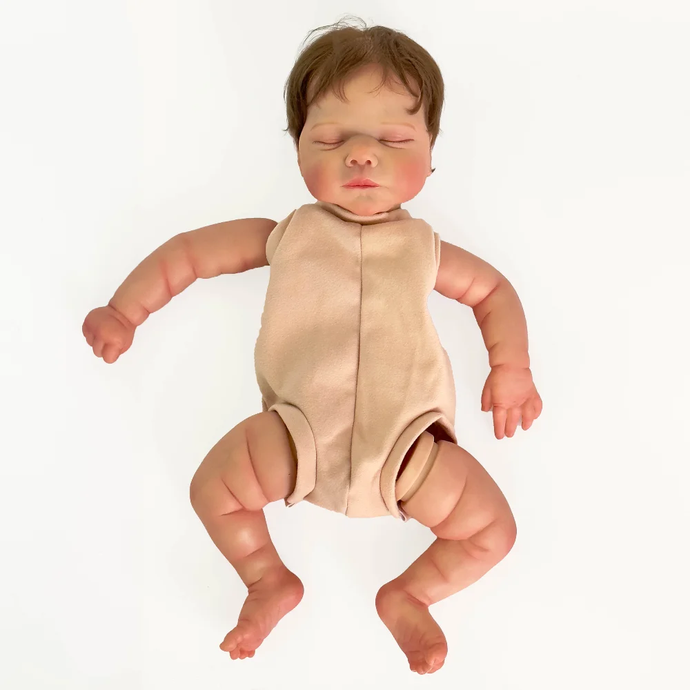 19inch Reborn Doll Kit Baby Marley Lifelike Soft Touch Already Painted Many Details Veins Unfinished Doll with Hand Root Hair
19inch Reborn Doll Kit Baby Marley Lifelike Soft Touch Already Painted Many Details Veins Unfinished Doll with Hand Root Hair