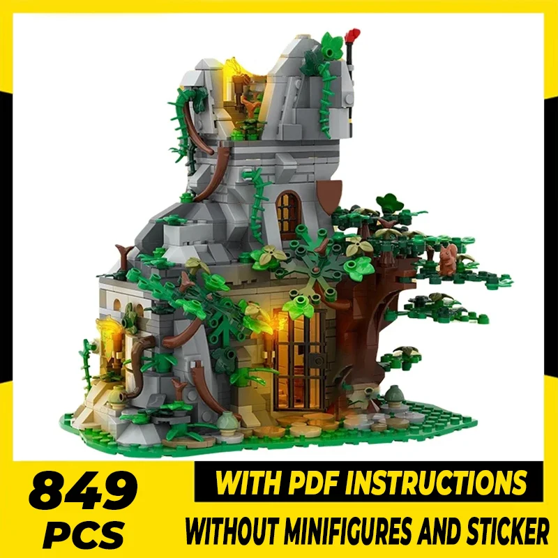 

Medieval Forest Castle Model Moc Building Bricks Forest Outpost Technology Modular Blocks Gifts Christmas Toys DIY Sets Assembly