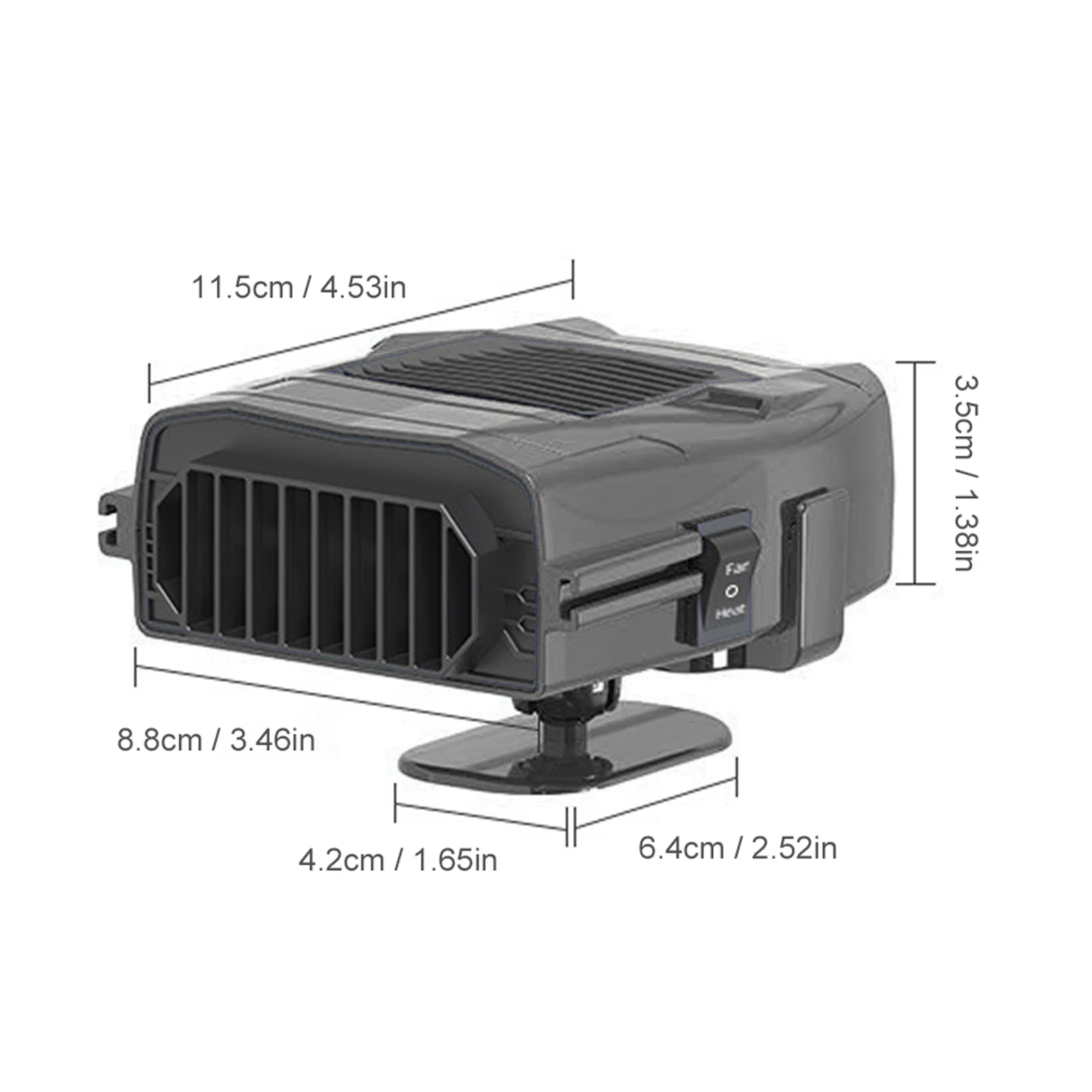 12V Car Electric Heater Demister Defroster 150W Heating Fan Portable Car Heating Fan 360 Degree Rotation Automobile Accessories 12V Car Electric Heater Demister Defroster 150W Heating Fan Portable Car Heating Fan 360 Degree Rotation Automobile Accessories