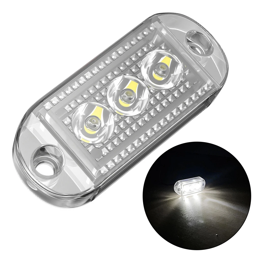 1PC Warning Light LED Trailer Truck Yellow White Red Green Blue 3 LED Side Marker Lamp Rear Light 12V 24V Truck Accessorie
1PC Warning Light LED Trailer Truck Yellow White Red Green Blue 3 LED Side Marker Lamp Rear Light 12V 24V Truck Accessorie